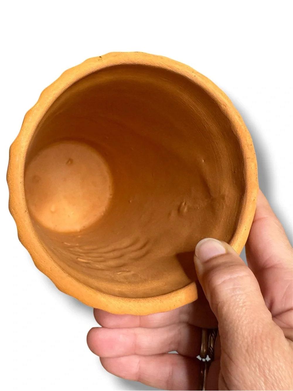 Vintage Gourmet-Topf Terracotta Wine Crock With Large Wine 9.5in Kitchen Brique